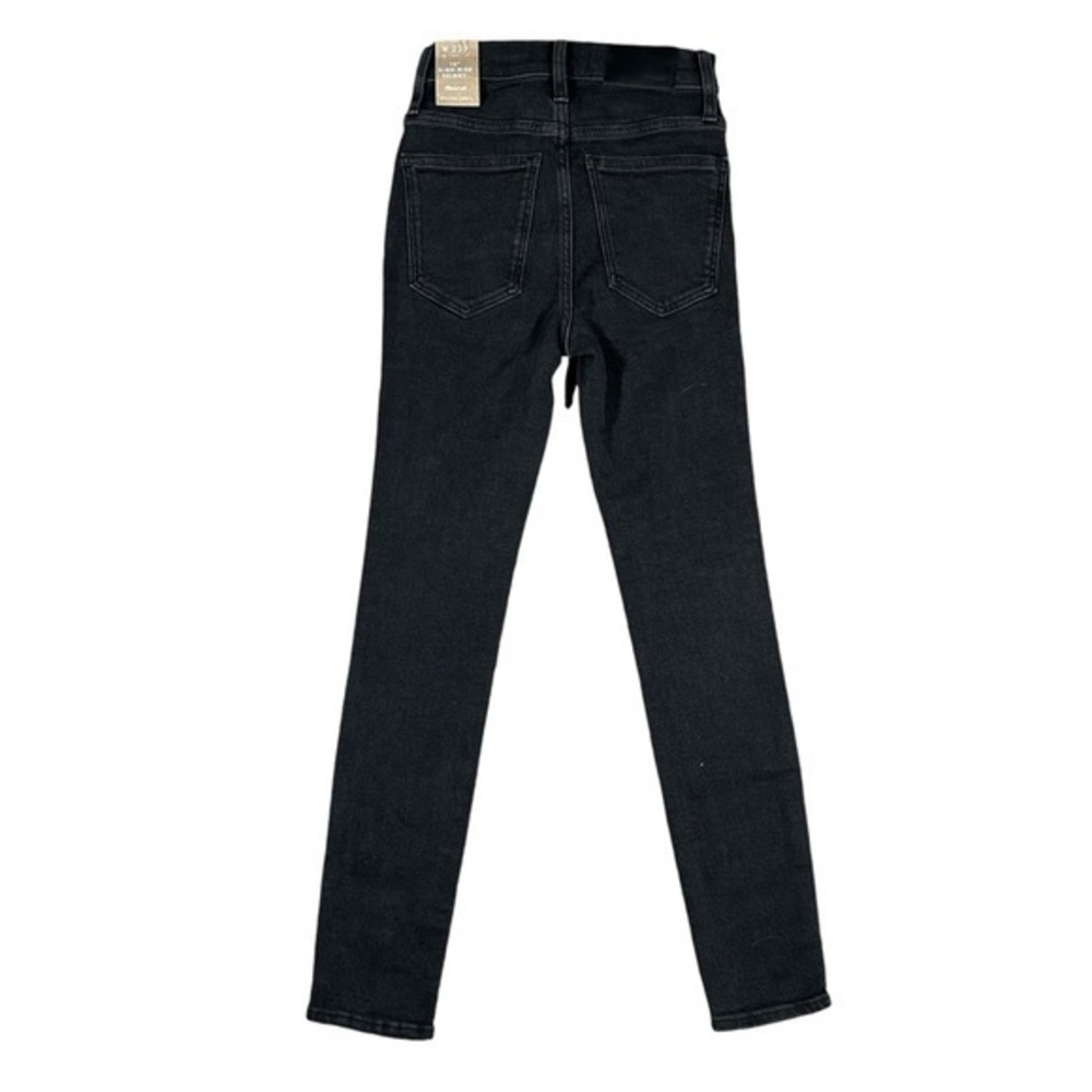 Madewell 10 In High Rise Skinny Jeans Magic Pockets Soft Black Womens Sz 23P NWT